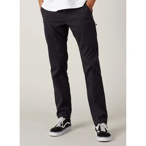 686 Everywhere Pants Men's 34 x 34 Black Slim Fit Stretch Nylon Hiking Travel